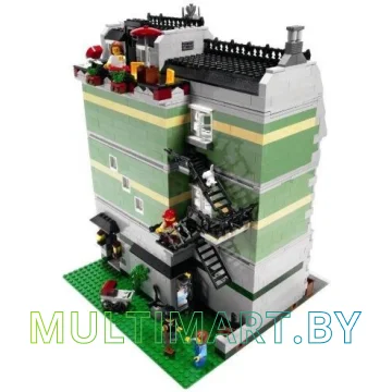 Конструктор Lepin 15008 Зеленая бакалейная лавка картинка 4
